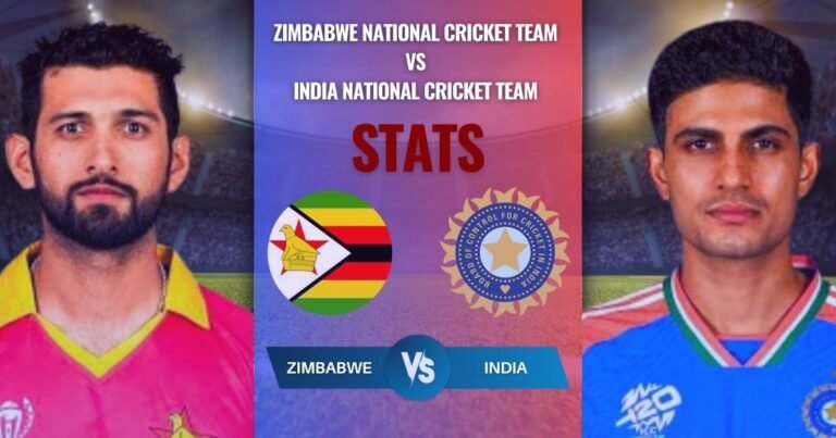 zimbabwe national cricket team vs india national cricket team stats